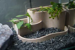 Small Aquarium Planter | Tiered Aquascape