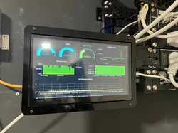 7-inch touch monitor arm rack mount