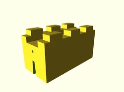 Castle Wall for Modular Castle Playset