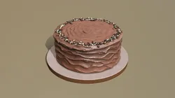 Chocolate Buttercream Sprinkles Cake