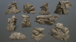 Desert rock set