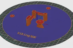 Flsun T1 / Delta printer Bed - Overhang - Bridging - Top layer Test
