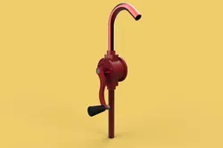 HAND ROTARY OIL DRUM PUMP FUEL BARREL model