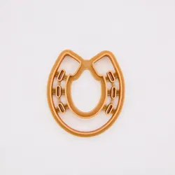 Horseshoe cookie cutter