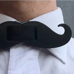 Moustache bow tie
