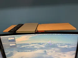 Over Monitor shelf bracket VESA Mount