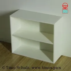 Regal "Schuhregal" Maßstabsgetreu - oder als Büro-Sortierkasten