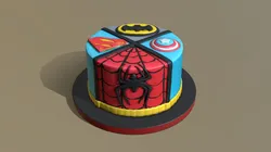 Super Heroes Cake