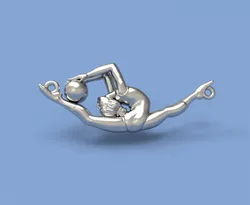Bracelet link gymnastics 3D Print Model in Bracelets 555315