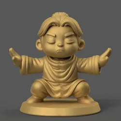 Characters & Creatures STL indir - Mini Tai Chi Master 3D Model - HIve