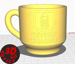 Coffee Charge Candy Box - Pen Holder - Planter and 2 Cup Coasters Set 3 models