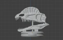 Dilophosaurus decorative skull 3D Print Model in Sculpture 556108