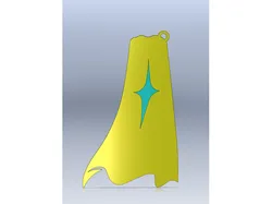 Dispatch cape keychain