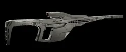 Futurustic sniper rifle