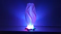 Golden Wave Lamp