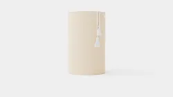 Laundry basket in sturdy woven jute