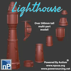 Lighthouse Free 3D Print Model in Game Accessories 554632