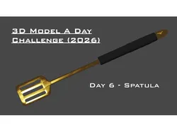 Model A Day Challenge - Day 6 - Spatula