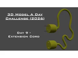 Model A Day Challenge - Day 9 - Extension Cord
