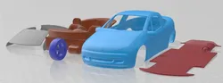 Opel Tigra 1994 Printable Car 3D Print Model in Automotive 555405