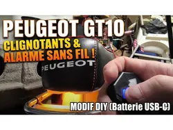 Peugeot GT10 - Wireless Turn Signals & Alarm Under-Seat Module