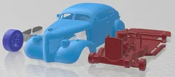 Pontiac Hotrod 1938 Printable Car 3D Print Model in Automotive 554304