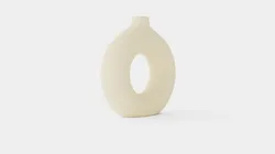 Ring-shaped ceramic vase