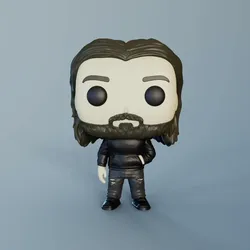Sculptures & Artworks STL Descărcare - Funko hombre pelo largo - Axos3D