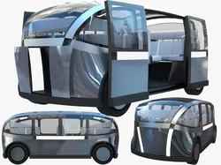Self-Driving Taxi Shuttle 2