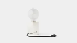 Small cylindrical metal lamp base