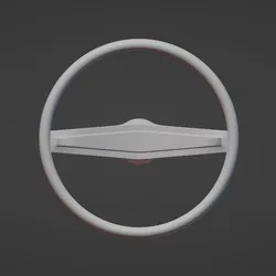 Steering Wheel fits Ford Mustang 302 - 1970 – STL Scale Model Kit (1:24 / 1:18 / 1:12)