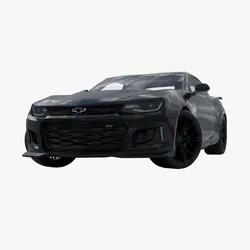 Chevrolet Camaro ZL1 2017 Low-poly 3D