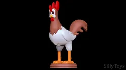 Chicken Boo - Animaniacs 3D Print Model in Animals 394212