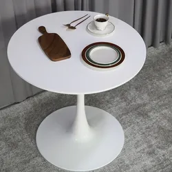 FW white round table 800size