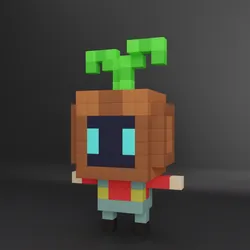 Grass man voxel