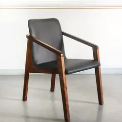 Mahogany Steel League Interior Wood Dining Chair