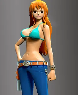 Nami - One Piece 3D Print Model in Figurines 394299