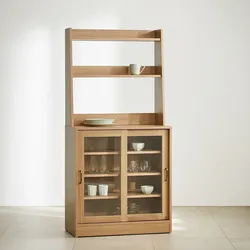 Onion Gingerbread Kitchen Glass Cabinet Set