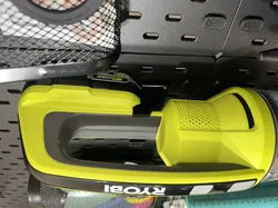 Ryobi PCL702 hand vacuum - IKEA Skadis T-Nut Mount