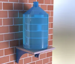Shelf for plastic containers