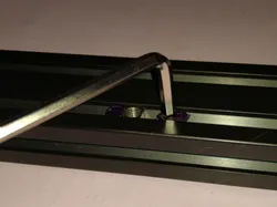 Side-insert T-nut lock-in-place