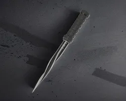 Tri Blade Twisted Dagger