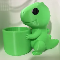 3D printer bestanden | 3MF | Cute Dino Pencil Cup Holder