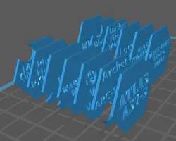 Alpha Strke Boxset Mech Plaques