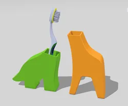 Animal Brush Holder