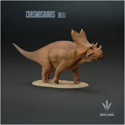 Chasmosaurus belli : Walking