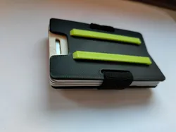 Credit card holder with rail gadget mount