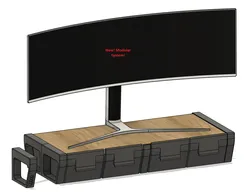 Desk organizer and monitor raiser