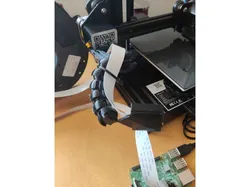 Ender 3 v2 Articulated Pi Camera Arm mounted on X-axis (Arducam)