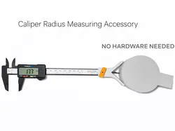 Fișiere pentru imprimante 3D | Fișier 3MF | caliper radius jig for caliper no hardware needed
